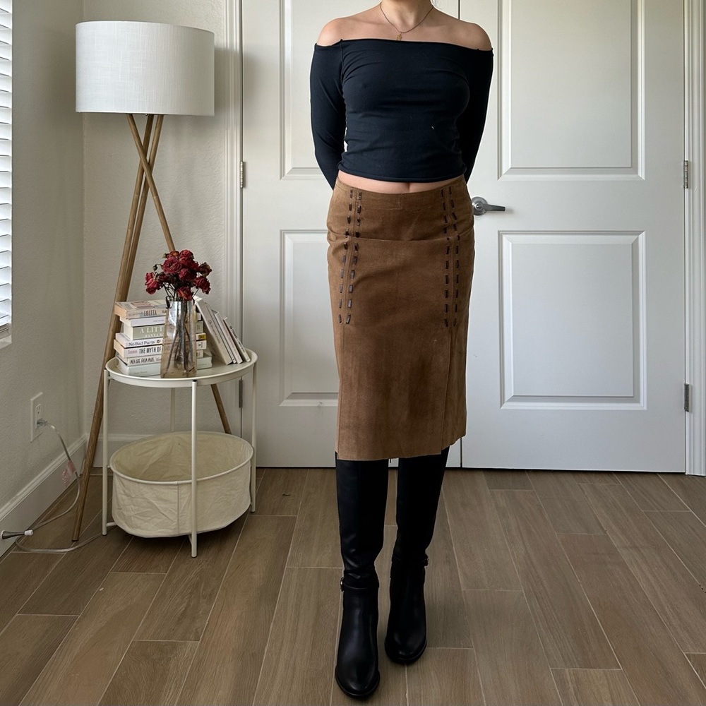 Kenneth Cole NY Suede Skirt